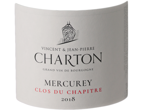 MERCUREY CHAPITRE ROUGE 2018 - DOMAINE CHARTON