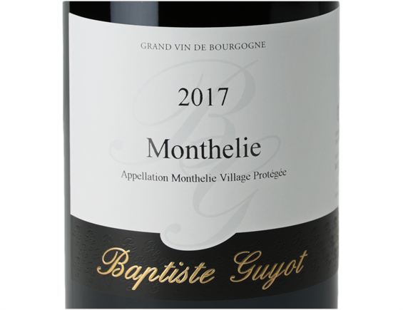 MONTHÉLIE ROUGE 2017 - DOMAINE BAPTISTE GUYOT