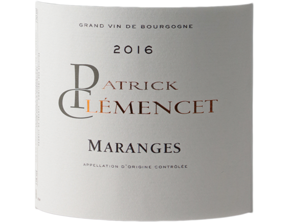 PATRICK CLEMENCET MARANGES ROUGE 2016