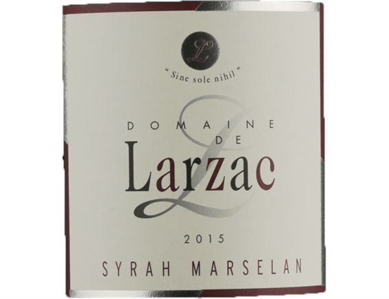 PAYS D'OC SYRAH MARSELAN ROUGE 2015 - DOMAINE DE LARZAC