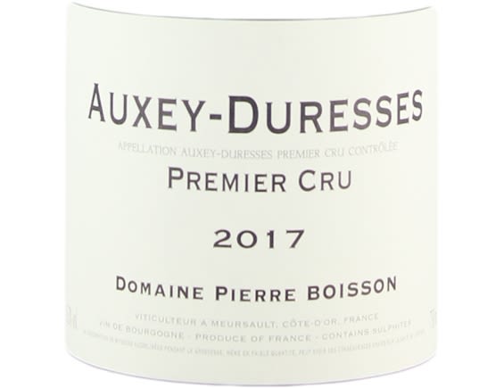 PIERRE BOISSON AUXEY-DURESSES 1ER CRU ROUGE 2017