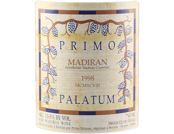 PRIMO PALATUM CLASSICA MADIRAN ROUGE 1998