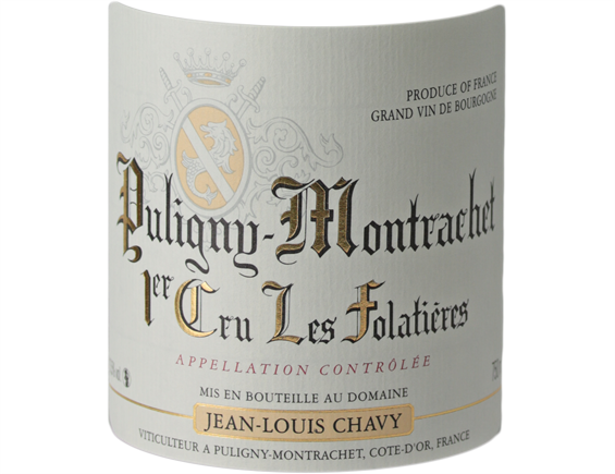 PULIGNY-MONTRACHET PREMIER CRU LES FOLATIÈRES BLANC 2017 - DOMAINE JEAN-LOUIS CHAVY