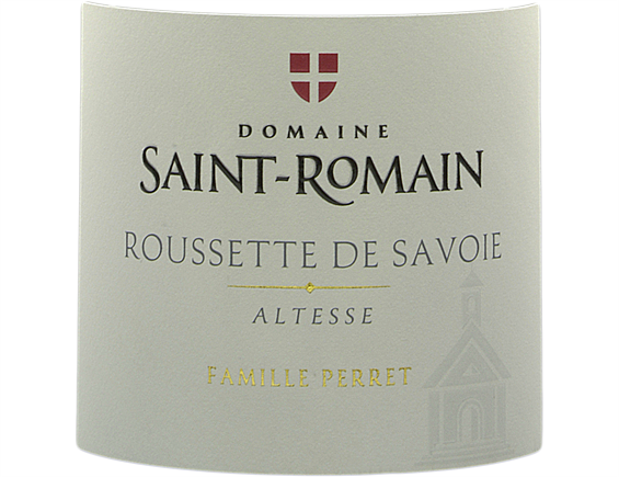 ROUSSETTE DE SAVOIE CRU JONGIEUX ALTESSE BLANC 2017 - DOMAINE SAINT-ROMAIN