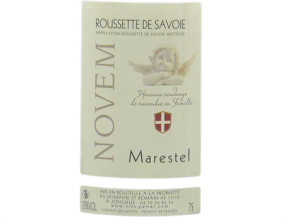 ROUSSETTE DE SAVOIE CRU MARESTEL "NOVEM" BLANC 2011 - DOMAINE SAINT-ROMAIN