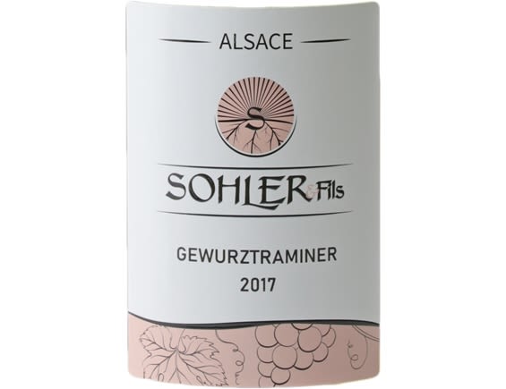 SOHLER & FILS ALSACE GEWURZTRAMINER BLANC 2017