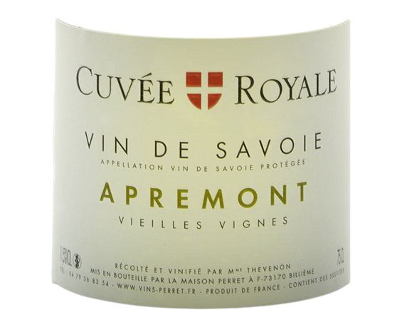 VIN DE SAVOIE CUVÉE ROYALE APREMONT VIEILLES VIGNES BLANC 2018 - MAISON PERRET