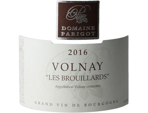 VOLNAY LES BROUILLARDS ROUGE 2016 - DOMAINE PARIGOT PÈRE ET FILS