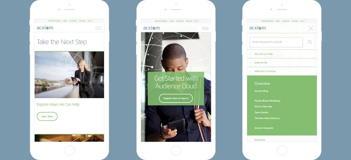 Acxiom responsive design