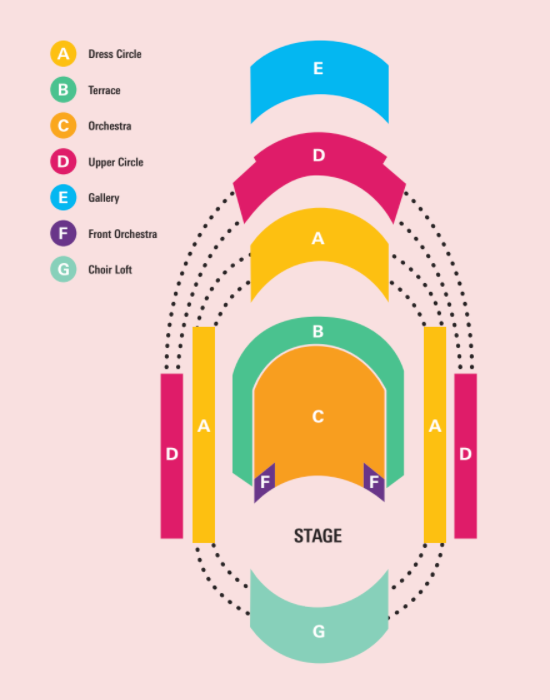 seating chart for winspear opera house