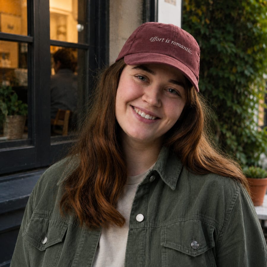 Vintage corduroy cap