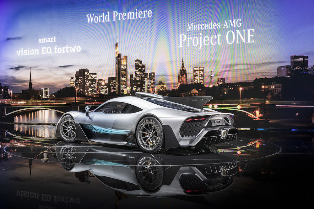 Uber 1000 Ps Das Showcar Mercedes Amg Project One Auto Und Technik Gq