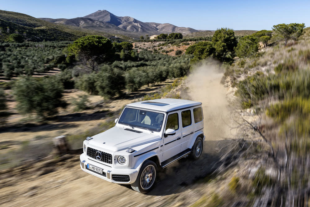 Jubilaum Fur Die Kult Kiste Die Mercedes G Klasse Wird 40 Jahre Alt Auto Und Technik Gq