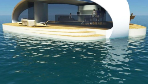 Diese mobile Luxusvilla schwimmt mitten im Pazifik