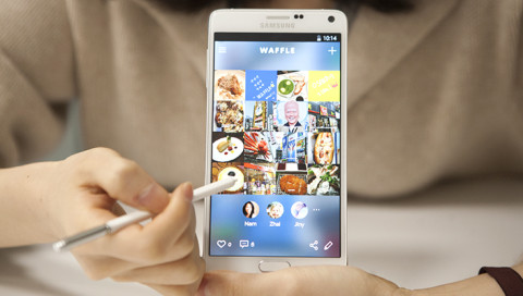 In Samsungs neuem Social Network sollen User gemeinsam Fotowände basteln