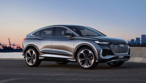 Audi Q4 e-tron Sportback: Audi enthüllt Sportvariante seines kommenden Elektro-SUV Q4