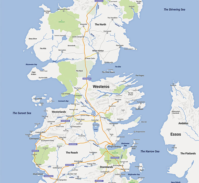 Ein Game Of Thrones Fan Hat Westeros Auf Google Maps Nachgebaut Auto Und Technik Gq