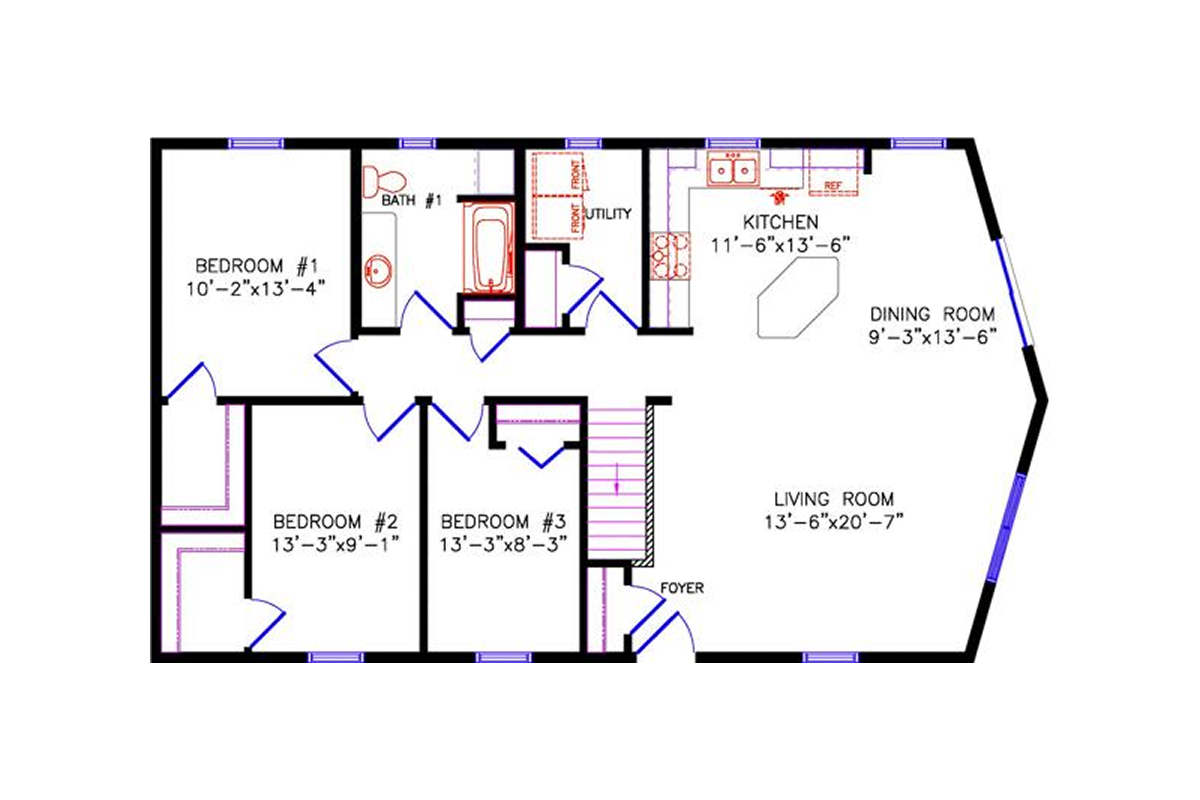 1920 Northwood Floorplan