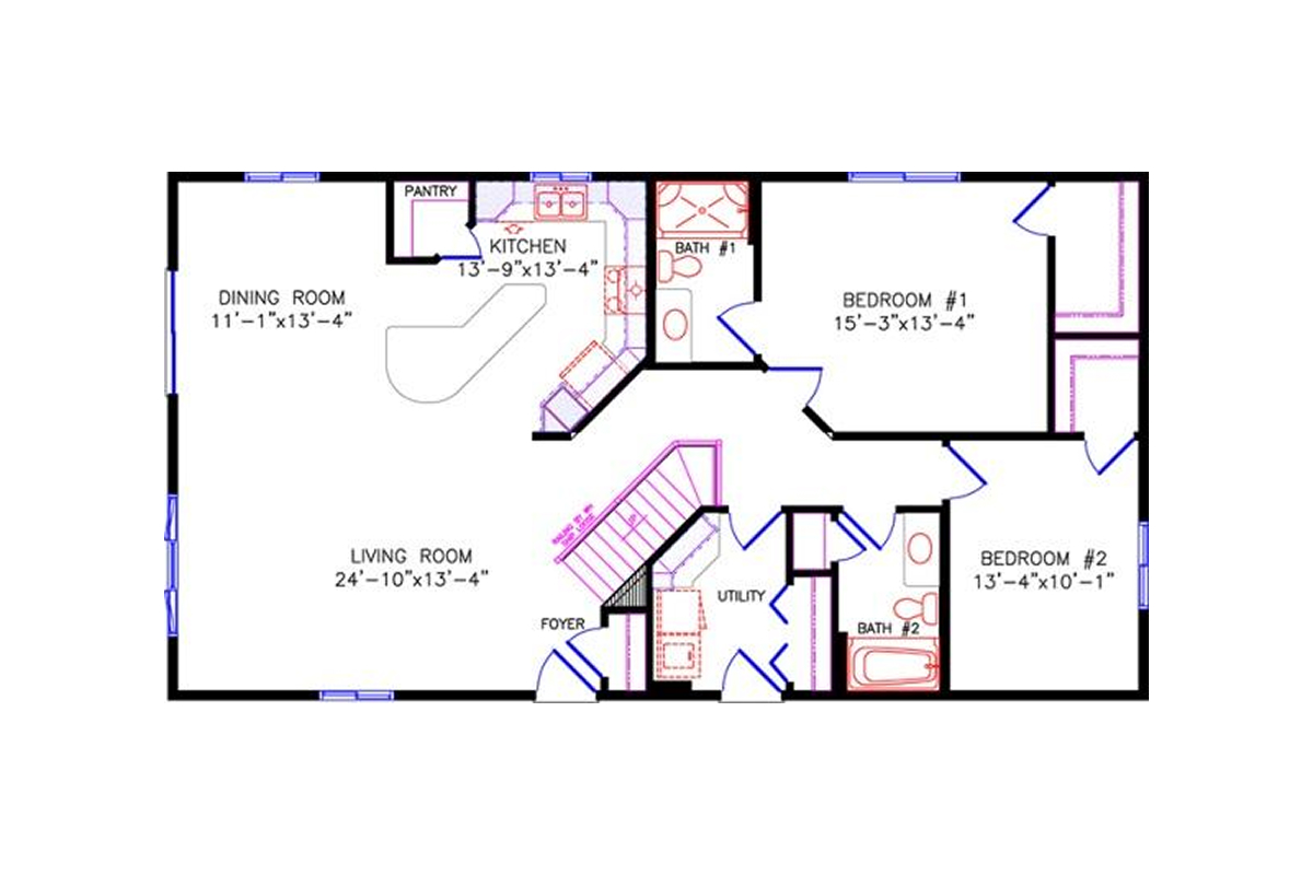 1925 Northwood Floorplan