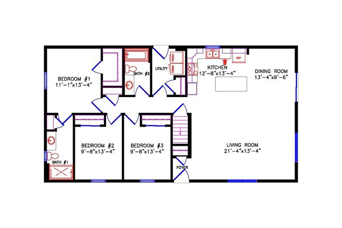 1936 Northwood Floorplan