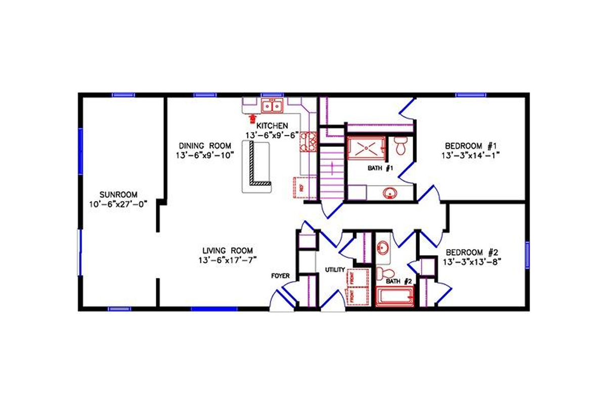 1940 Northwood Floorplan