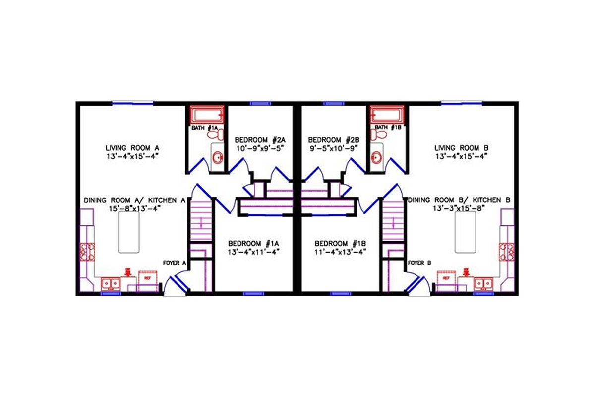 2685 Duplex Floorplan