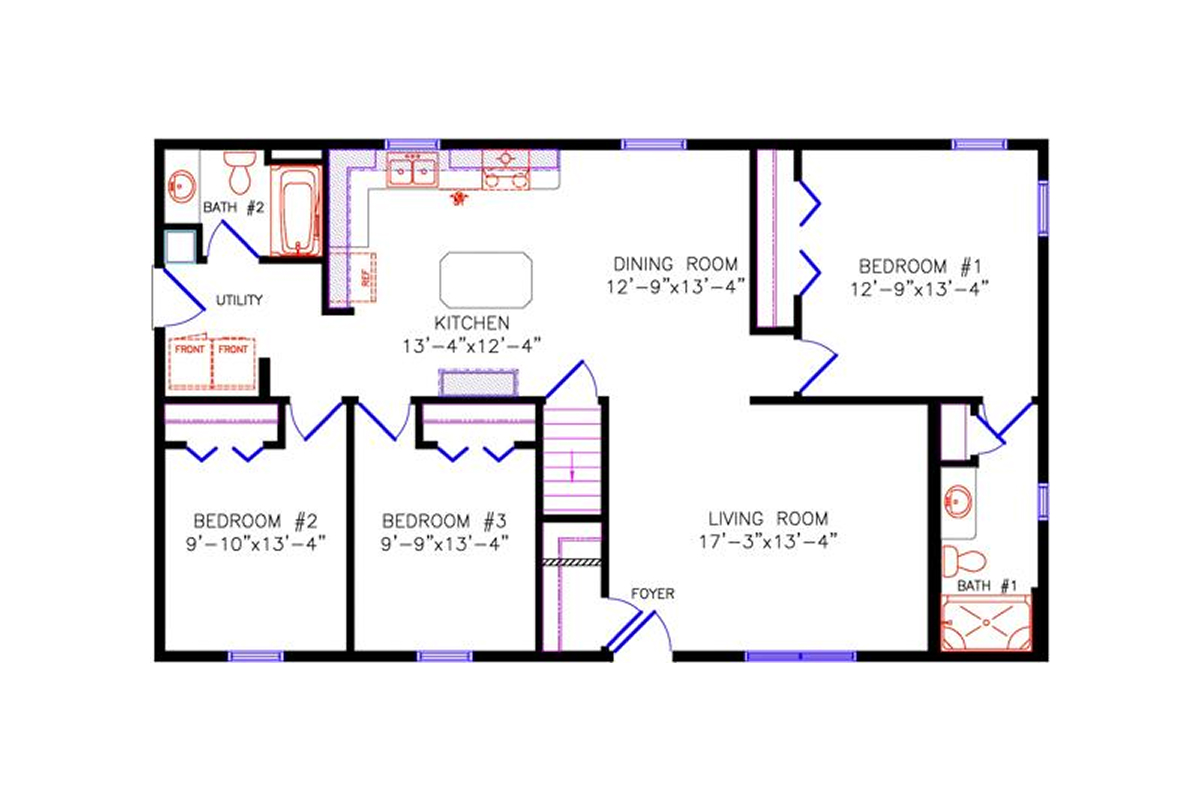 5155 Limited Ranch floor plan