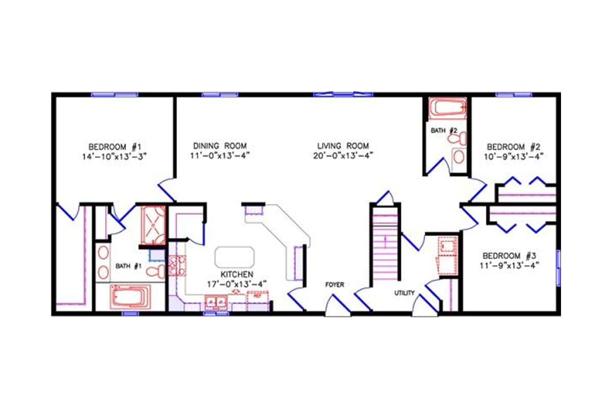 1615 Cambridge Cottage floor plan