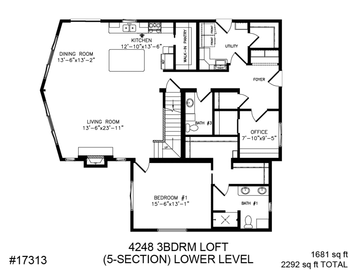 4795 Loft Chalet floor plan
