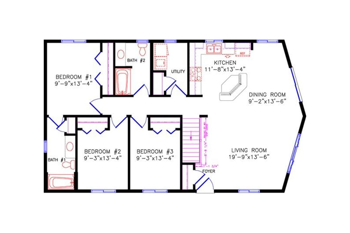 2055 Lakewood Cottage floor plan