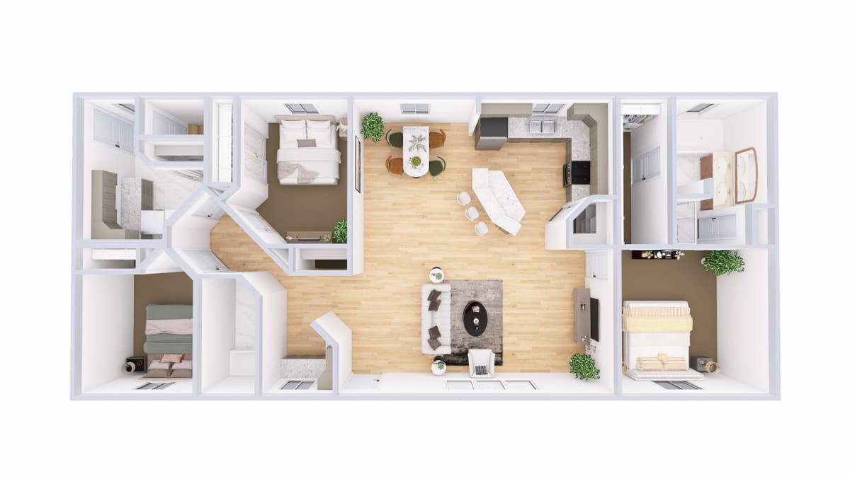 2320 Brookdale 3D floor plan