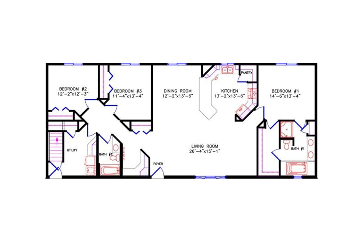 2320 Brookdale Ranch floor plan alternative plan 2