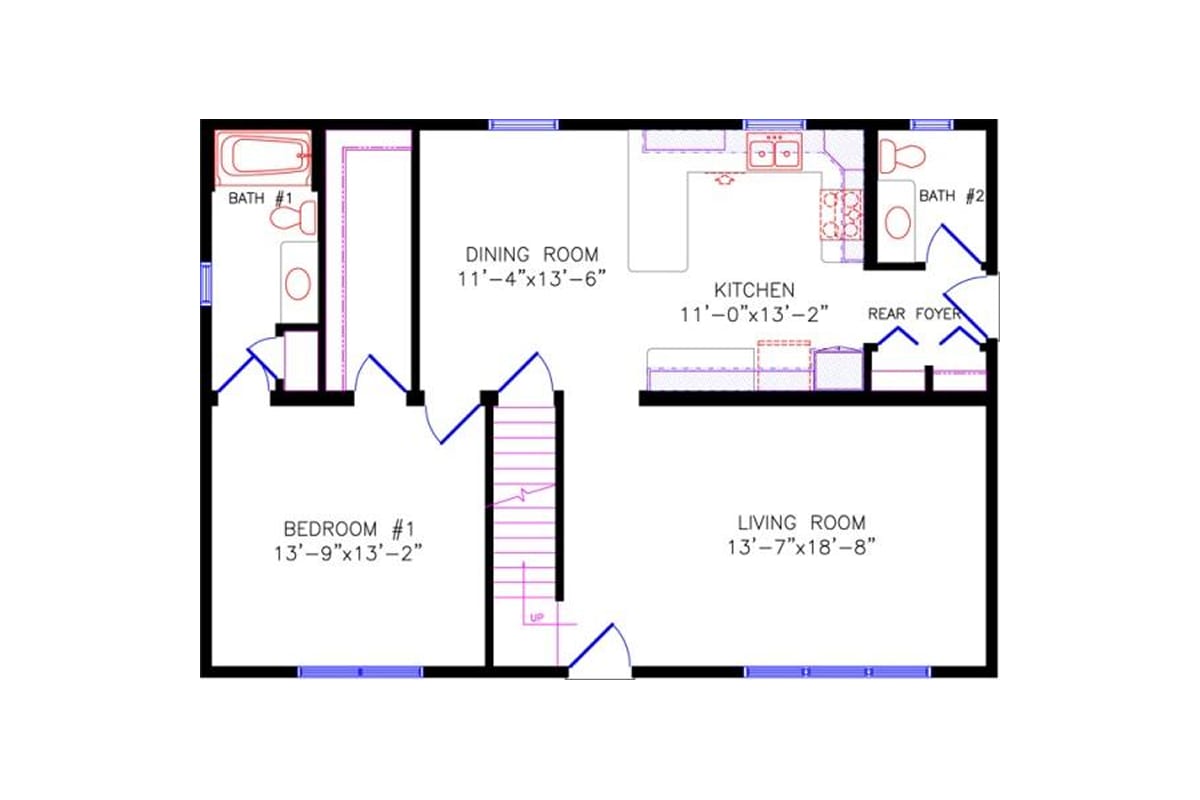 3550 Telmark Colonial floor plan