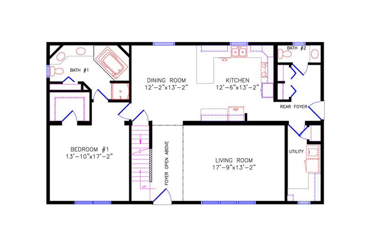 3570 Telmark Colonial floor plan
