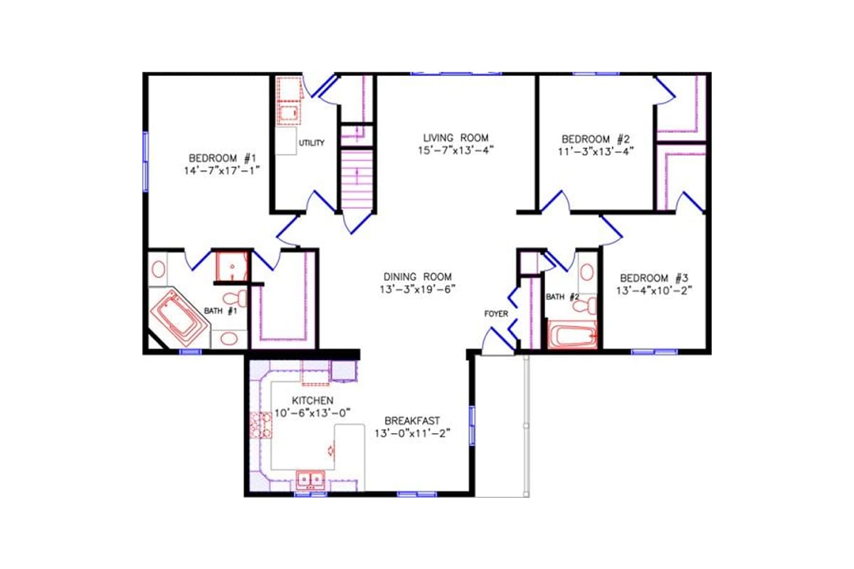 3680 Spectrum Ranch floor plan alternate 1