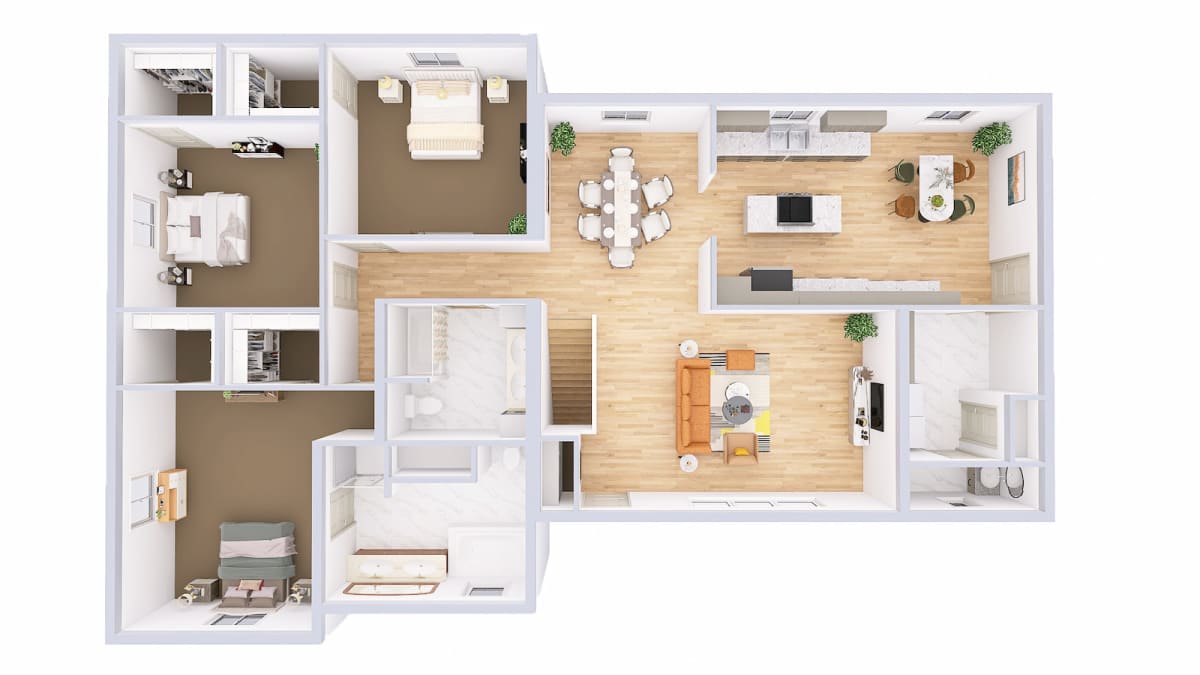 4210 Westbrook Ranch 3d floor plan