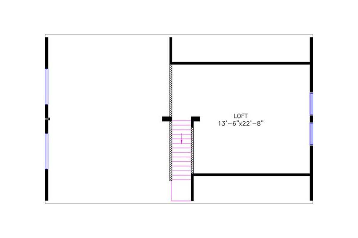 4710 Loft Chalet floor plan upper level