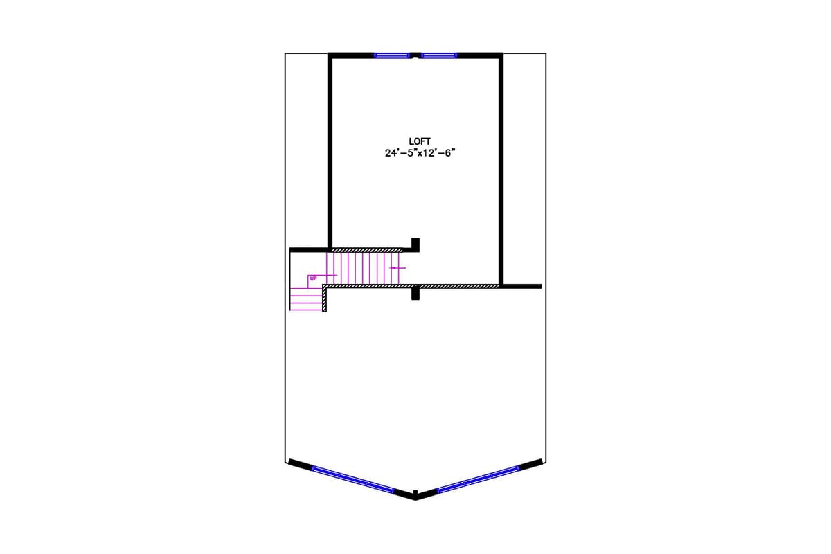 4760 Loft Chalet floor plan upper level