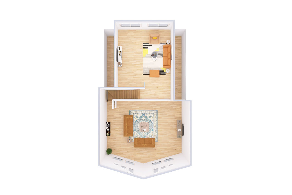 4770 Loft Chalet upper level 3D floor plan