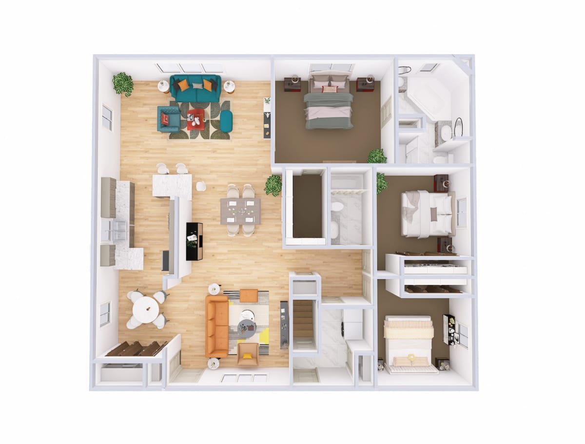 4810 Westbrook Ranch 3d floor plan