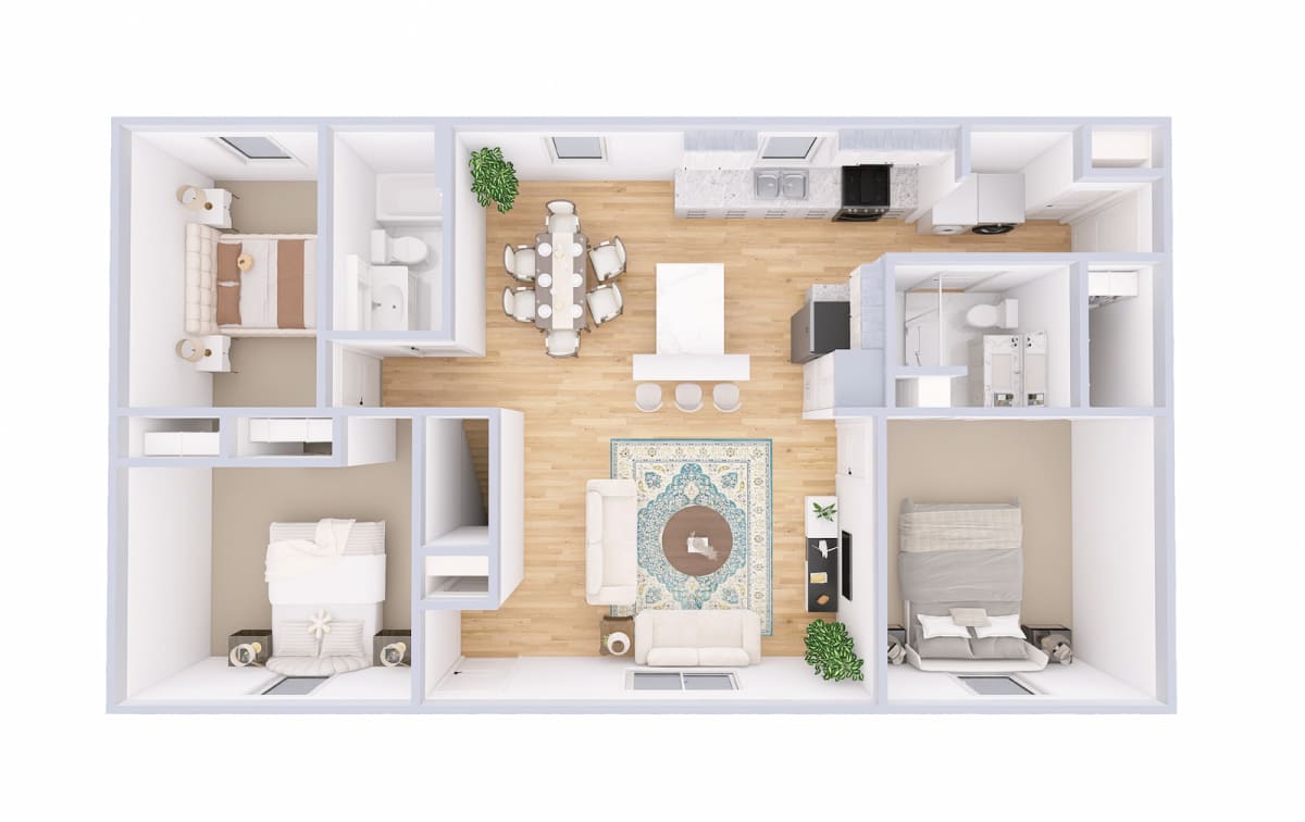 5005 Cavalier Ranch 3D floor plan