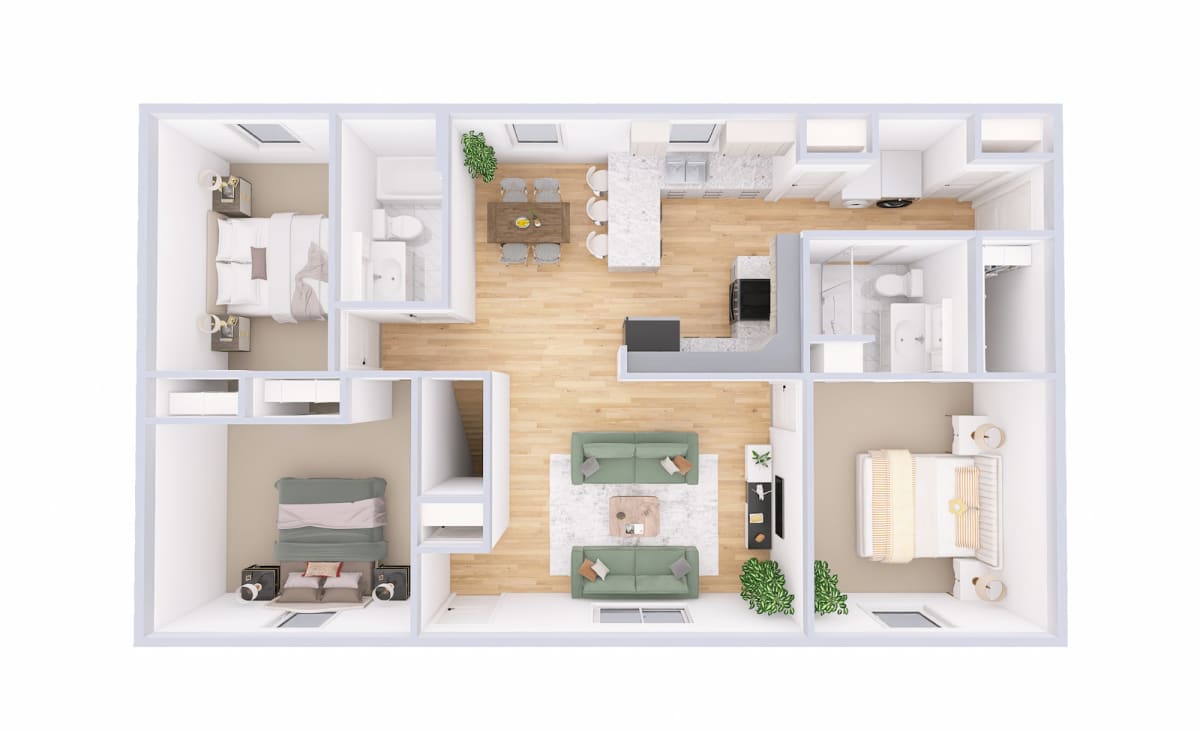5010 Cavalier Ranch 3d floor plan