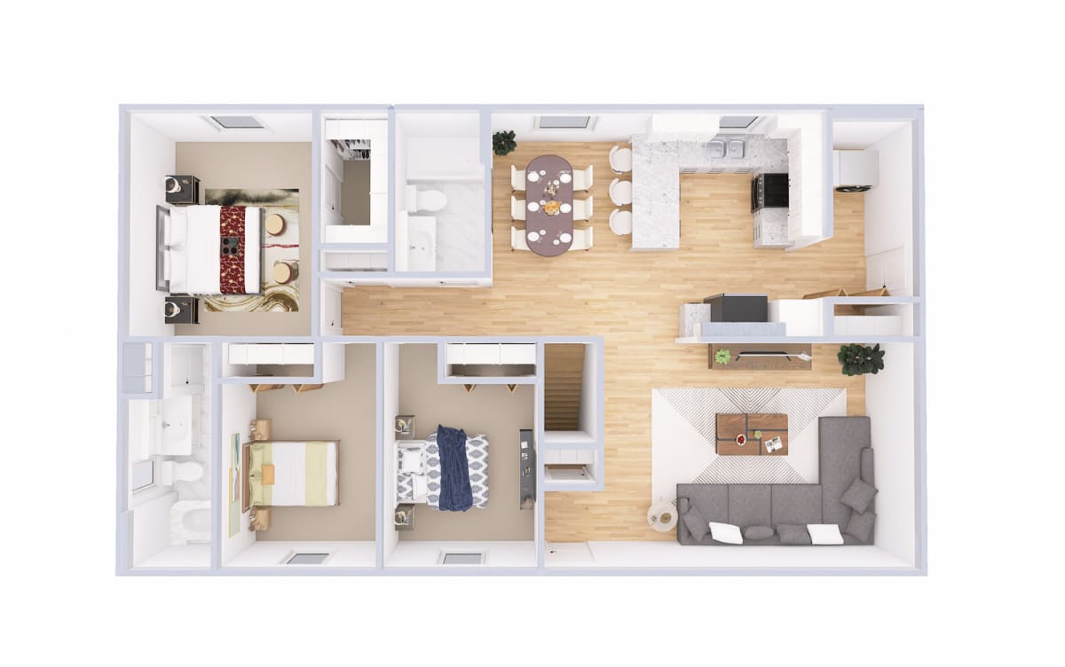 5015 Cavalier Ranch 3d floor plan