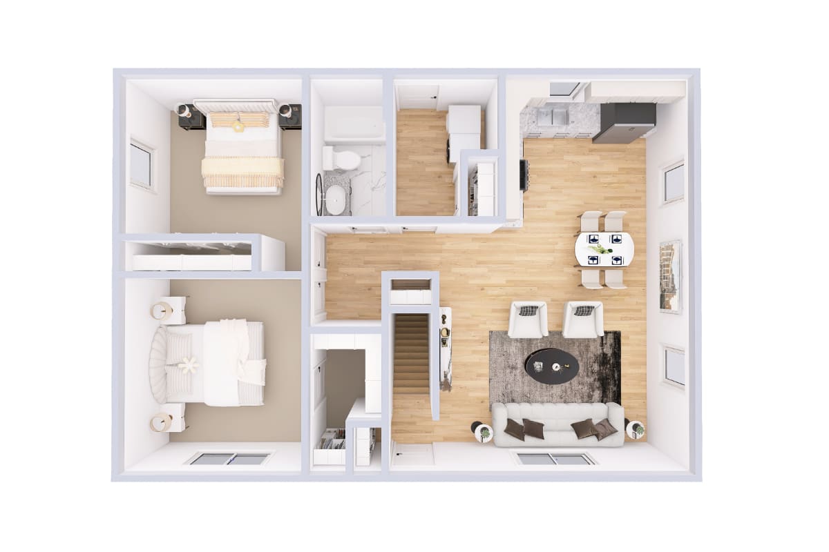 5090 Cavalier Ranch 3D floor plan