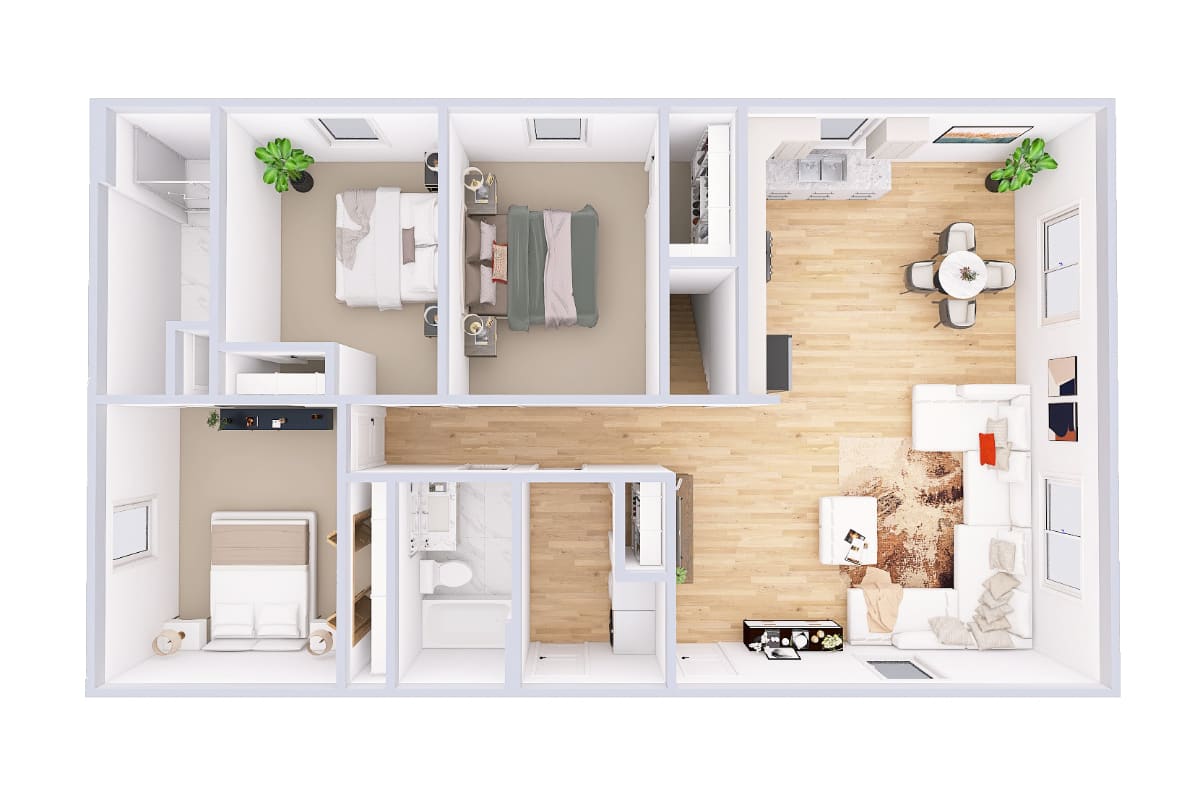 5095 Cavalier Ranch 3D floor plan