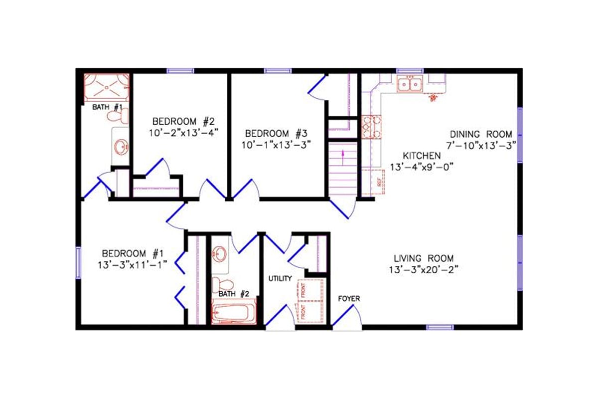 5095 Cavalier Ranch floor plan