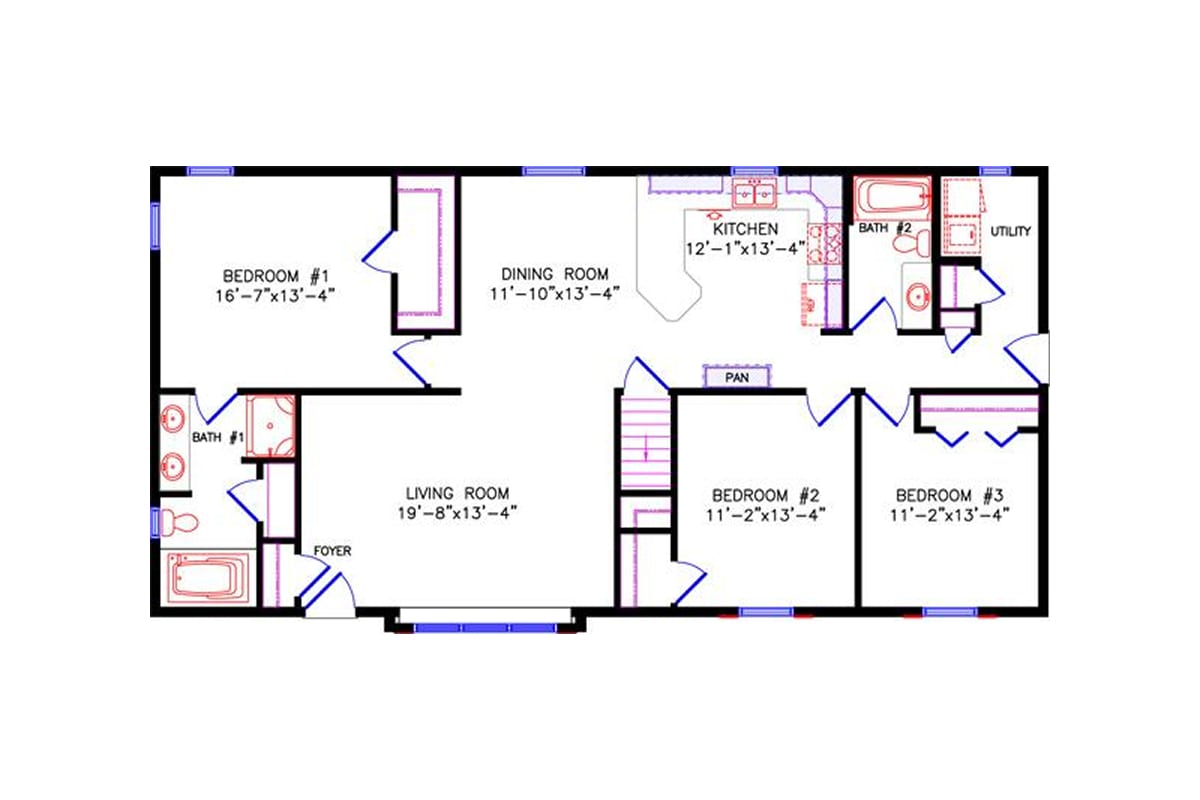 5115 Limited Ranch floor plan