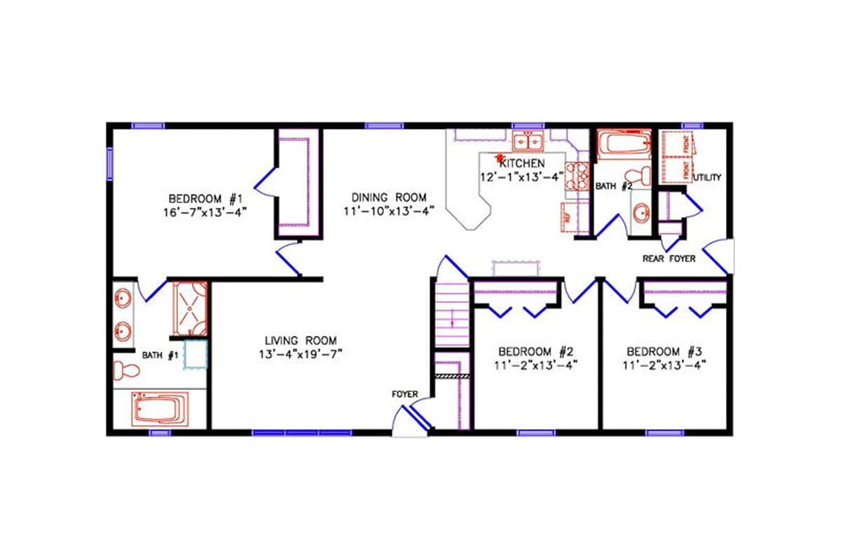 5116 Limited Ranch floor plan