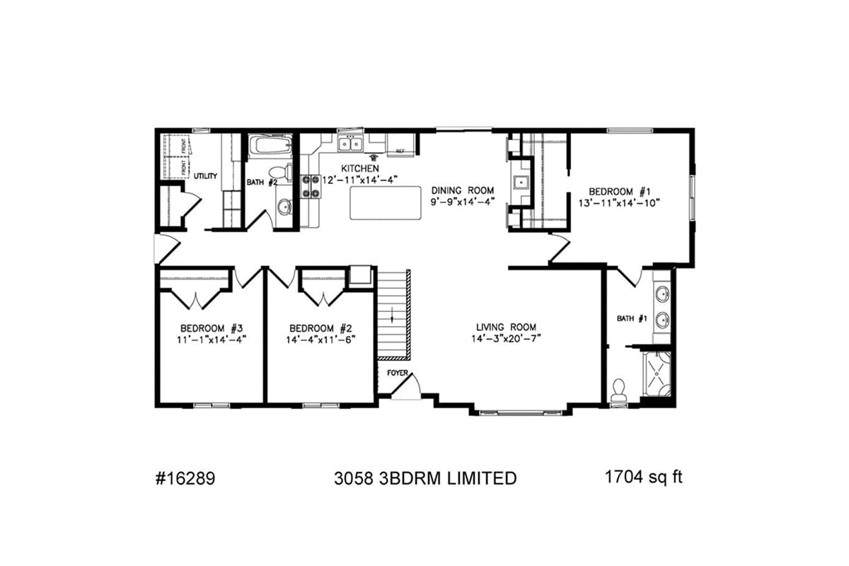 5161 Limited Ranch floor plan