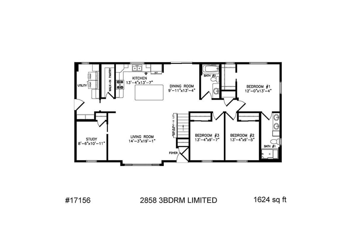 5190 Limited Ranch floor plan